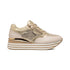 Sneakers oro da donna con zeppa 4 cm Lora Ferres, Donna, SKU w014000575, Immagine 0